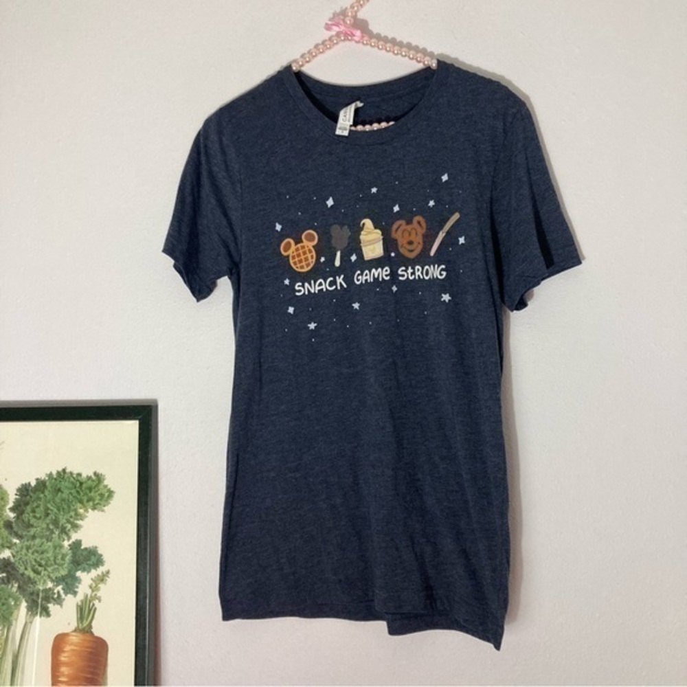 Bella Canvas Disney Mickey shaped Snack Game Strong tee